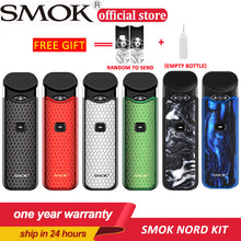 Load image into Gallery viewer, SMOK Nord Pod Vape Kit with 1100mAh Battery 3ML Cartridge mesh coil Electronic Cigarette Vape pod kit vs SMOK novo