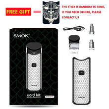 Load image into Gallery viewer, SMOK Nord Pod Vape Kit with 1100mAh Battery 3ML Cartridge mesh coil Electronic Cigarette Vape pod kit vs SMOK novo