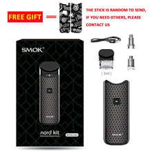 Load image into Gallery viewer, SMOK Nord Pod Vape Kit with 1100mAh Battery 3ML Cartridge mesh coil Electronic Cigarette Vape pod kit vs SMOK novo