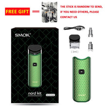 Load image into Gallery viewer, SMOK Nord Pod Vape Kit with 1100mAh Battery 3ML Cartridge mesh coil Electronic Cigarette Vape pod kit vs SMOK novo
