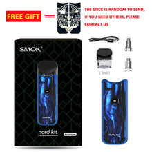 Load image into Gallery viewer, SMOK Nord Pod Vape Kit with 1100mAh Battery 3ML Cartridge mesh coil Electronic Cigarette Vape pod kit vs SMOK novo