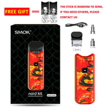 Load image into Gallery viewer, SMOK Nord Pod Vape Kit with 1100mAh Battery 3ML Cartridge mesh coil Electronic Cigarette Vape pod kit vs SMOK novo