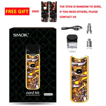 Load image into Gallery viewer, SMOK Nord Pod Vape Kit with 1100mAh Battery 3ML Cartridge mesh coil Electronic Cigarette Vape pod kit vs SMOK novo